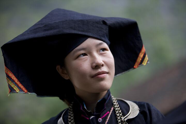 Zhuang Maiden in Costume Zhuang Maiden in Costume
